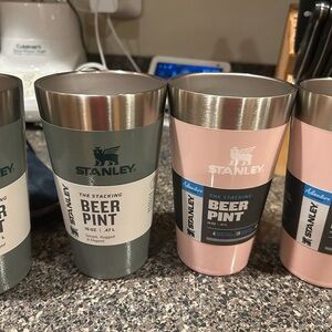 Stanley Stacking Beer Pint Set - Gray and Pink